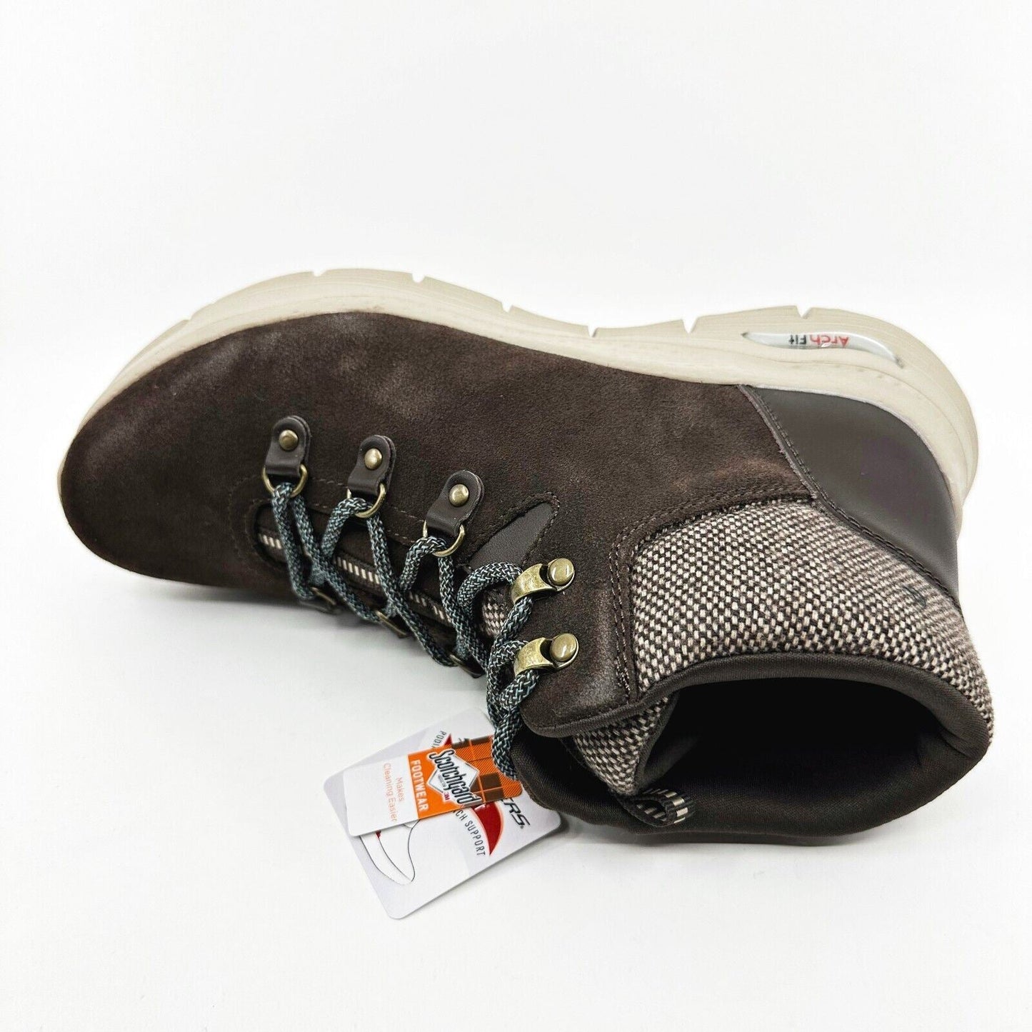 Skechers Arch Fit Extraordinary Chocolate Womens Size 10 Hiker Sneakers
