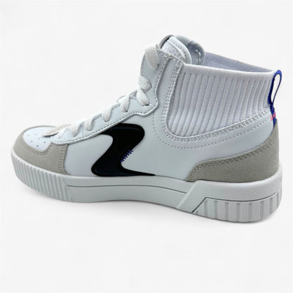 Skechers Jade Cruise Thru White Black Womens Athletic Court Classics Sneaker
