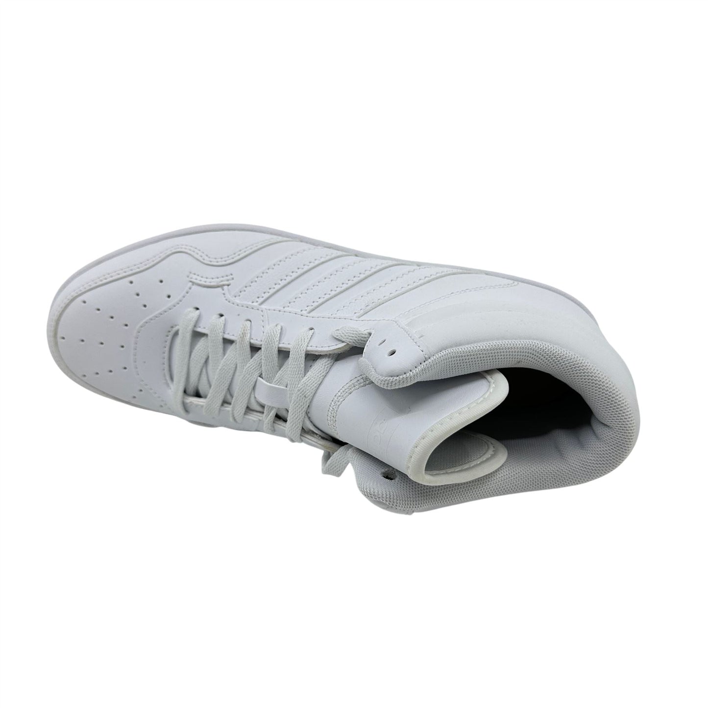 Adidas Hoops 4.0 Mid White Mens Athletic Sneaker