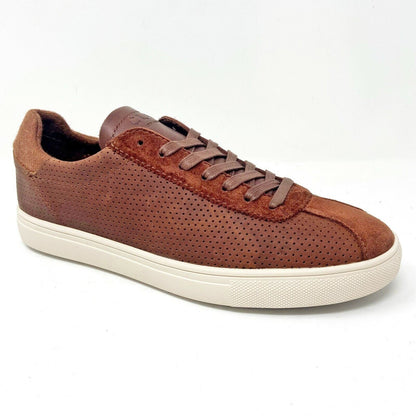 Clae Noah Chestnut Oiled Leather Mens Size 7 Premium Sneakers