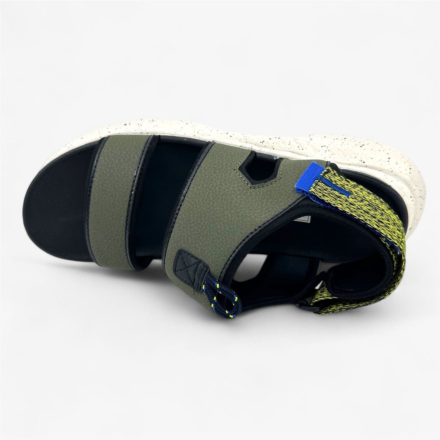 Avia Avi Atlantic Grape Leaf Jet Black Lemon Mens Sandal Slip-On