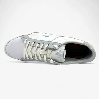 Lacoste Chaymon PRM US SPM White Light Gray Mens Casual Sneaker