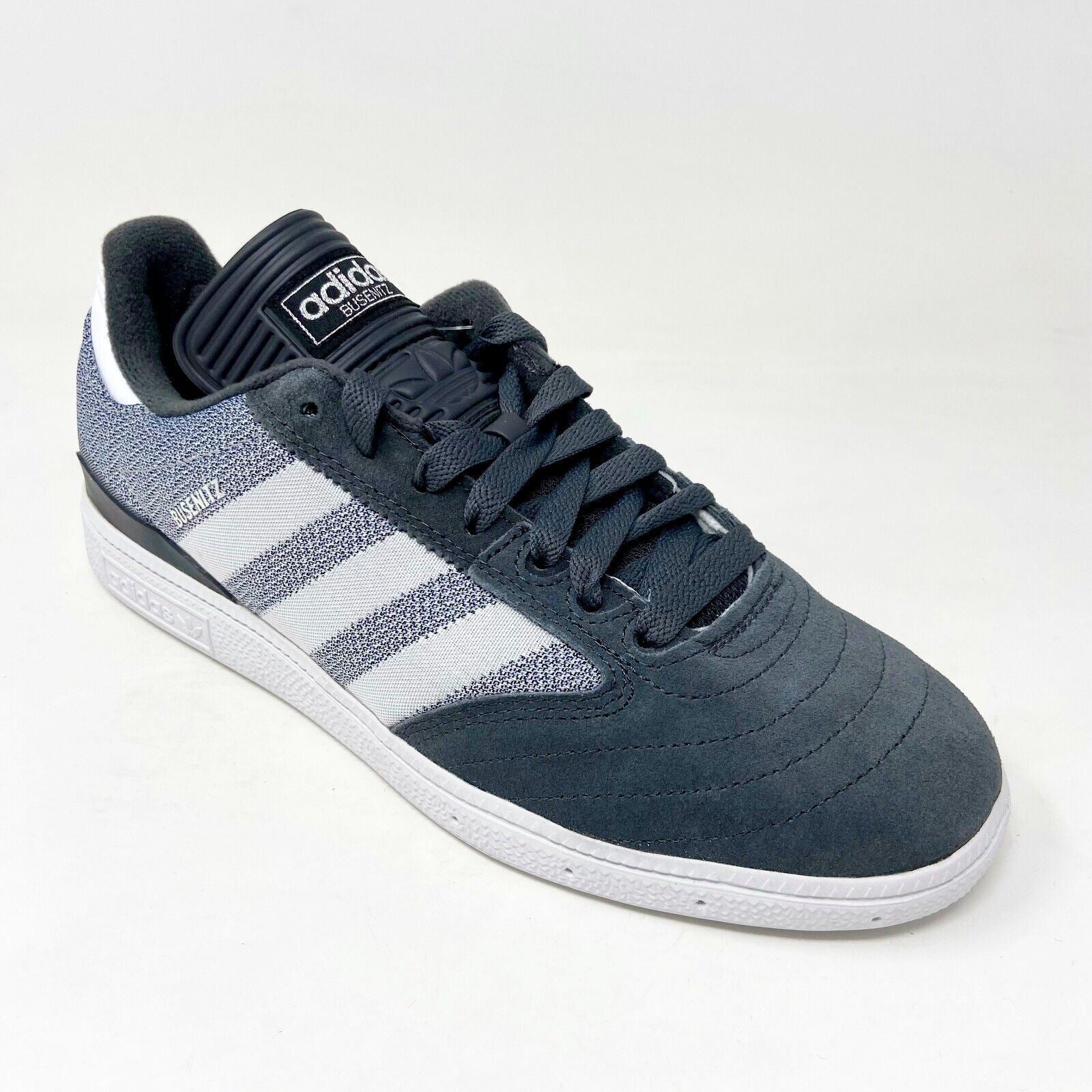 Adidas Busenitz Gray White Suede Mens Vintage Skateboard Sneakers D68830