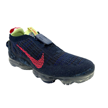 Nike Air Vapormax 2020 Flyknit Obsidian Siren Red Volt Mens Athletic Sneaker