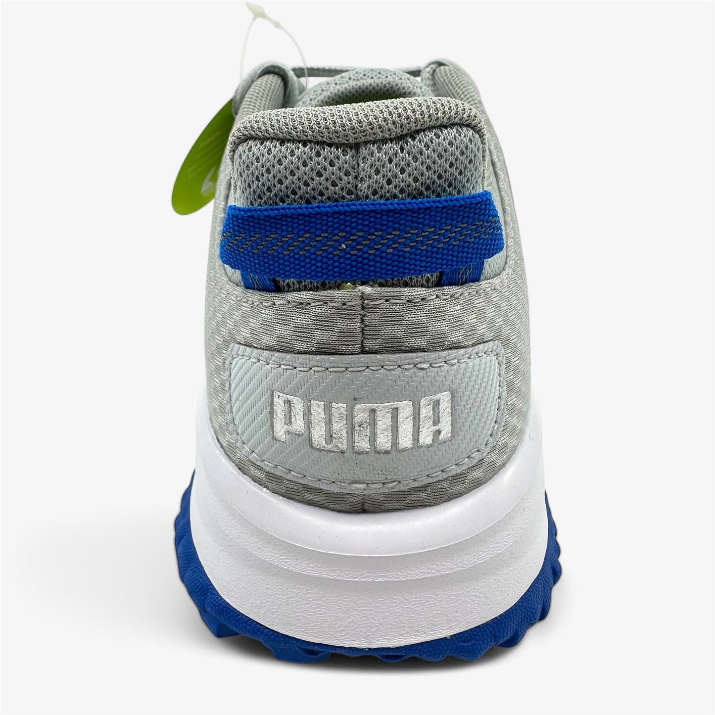 PUMA Fusion Grip Light Gray Silver Mens Waterproof Golf Shoes