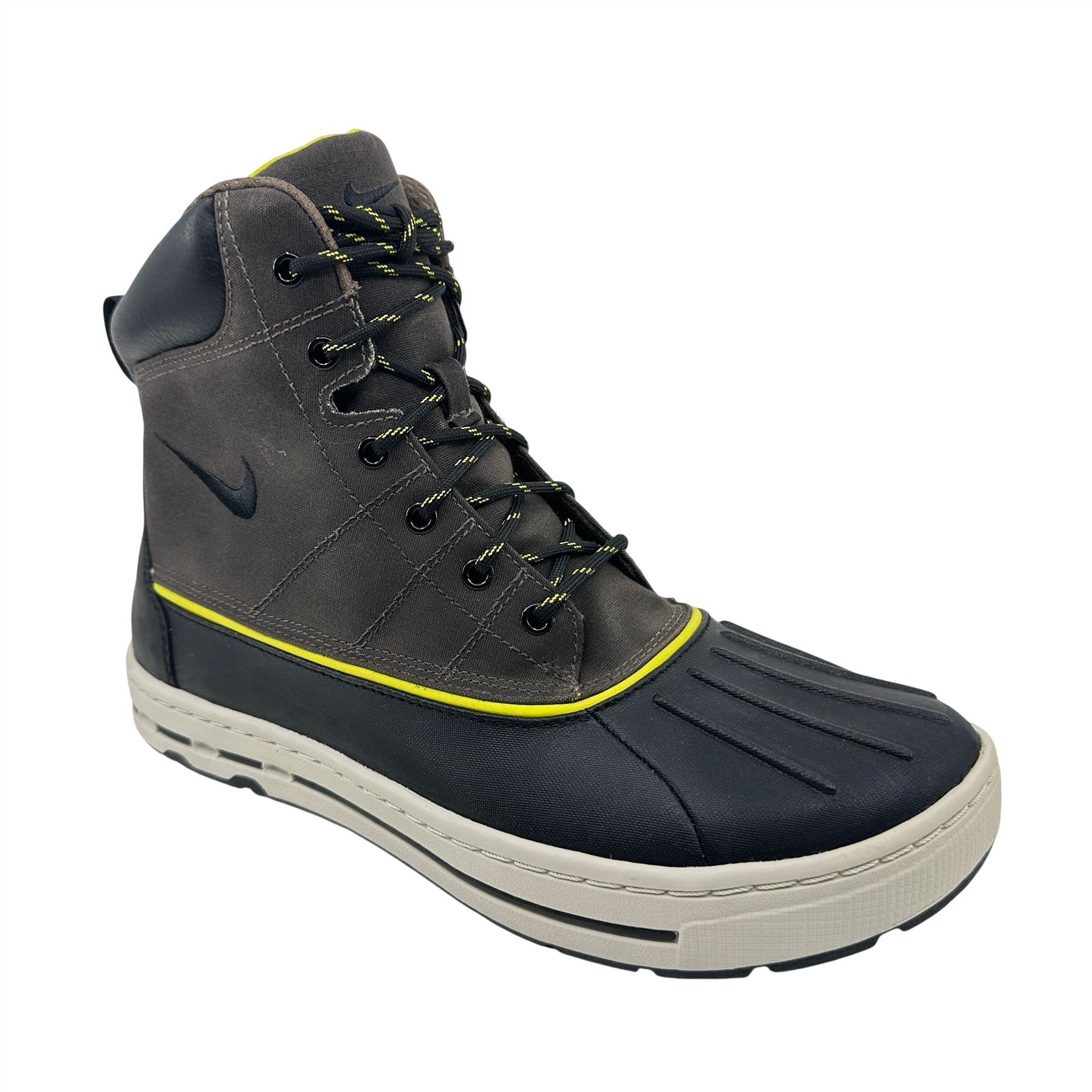 Nike Woodside Iron Grey Black Volt Mens Athletic Sneaker