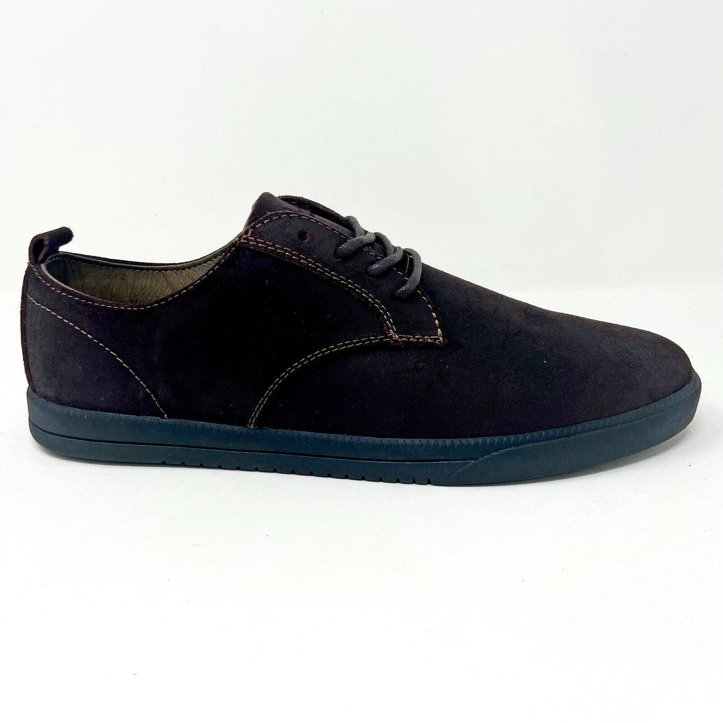 Clae Ellington Umber Waxed Suede Mens Premium Casual Sneakers