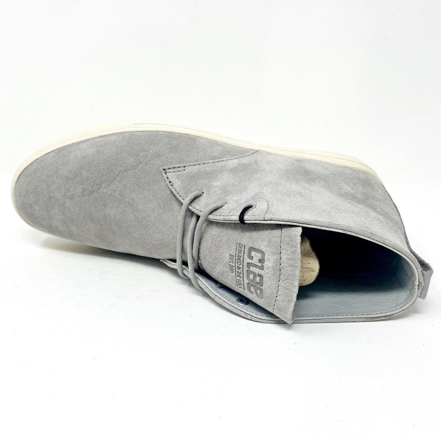 Clae Strayhorn SP Gravel Pig Suede Mens Size 8.5 Premium Sneakers