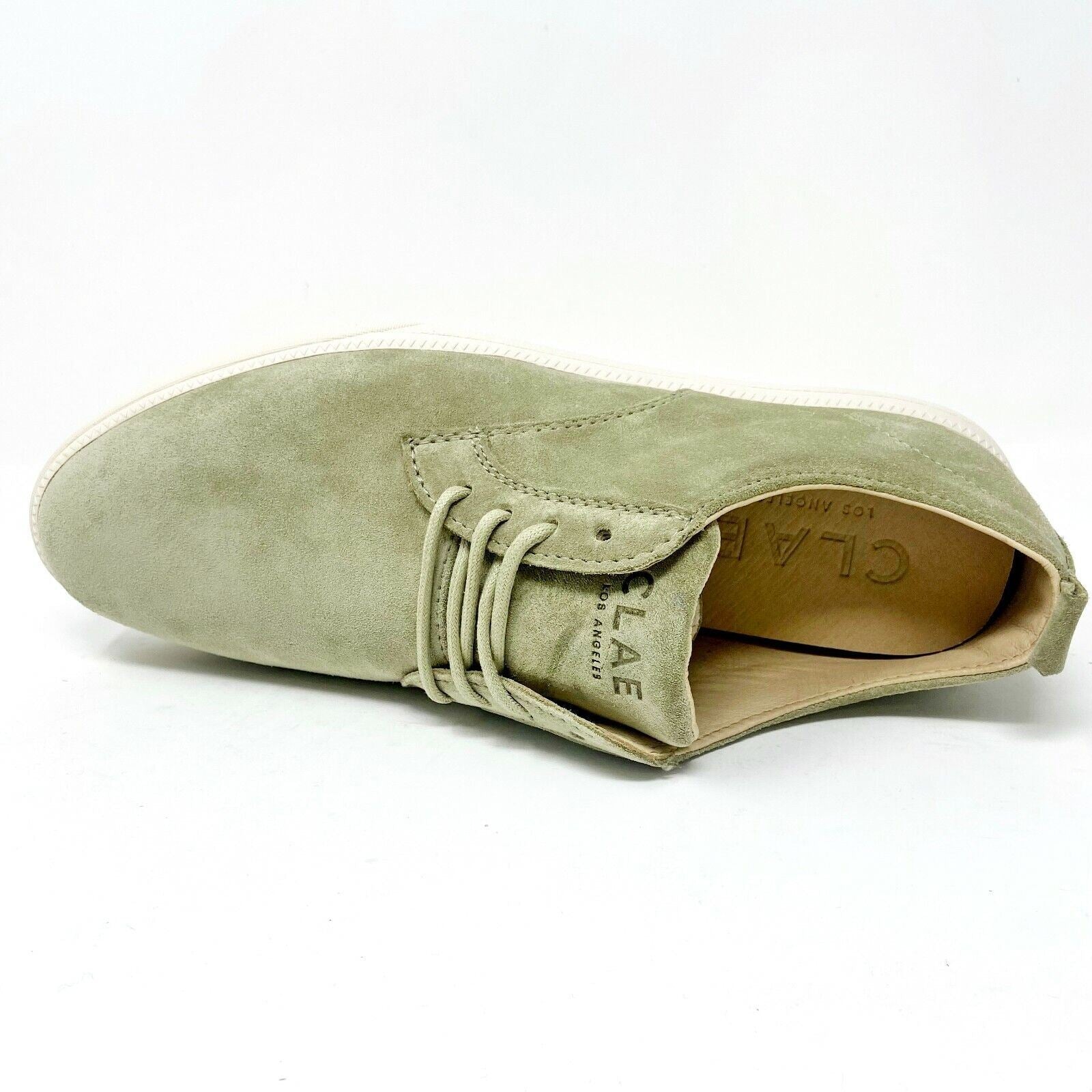 Clae Ellington Aloe Green Mens Premium Casual Sneakers