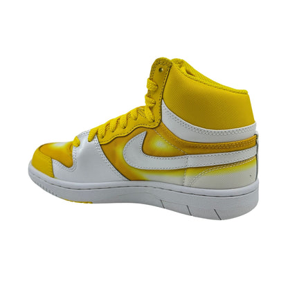 Nike Court Force High Tour Yellow White Womens Athletic Sneaker