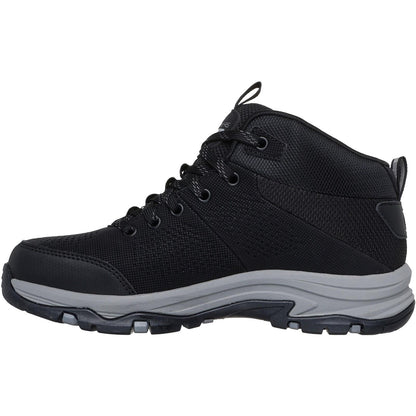 Women's Relaxed Fit Skechers 180005 Waterproof Trego Trail Destination Boots - Black/Charcoal