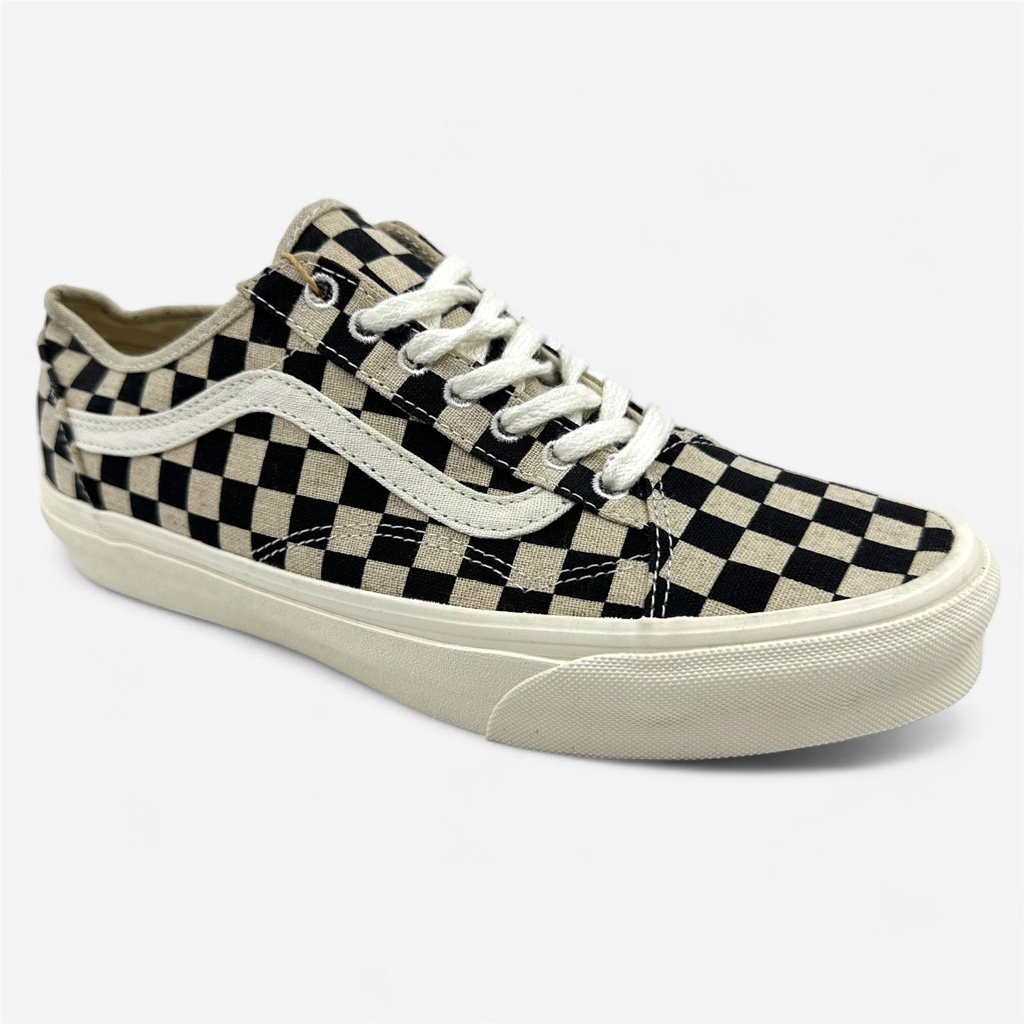 VANS Old Skool Tape Eco Theory Checkerboard Mens Athletic Sneaker