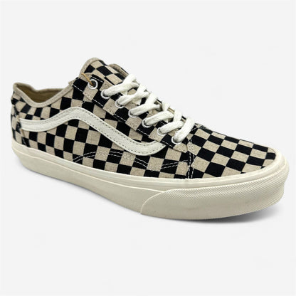 VANS Old Skool Tape Eco Theory Checkerboard Mens Athletic Sneaker