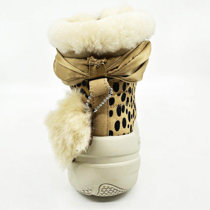 Mark Nason Neo Block Lillie Cheetah Womens Size 6.5 Shearling Sneaker Bootie