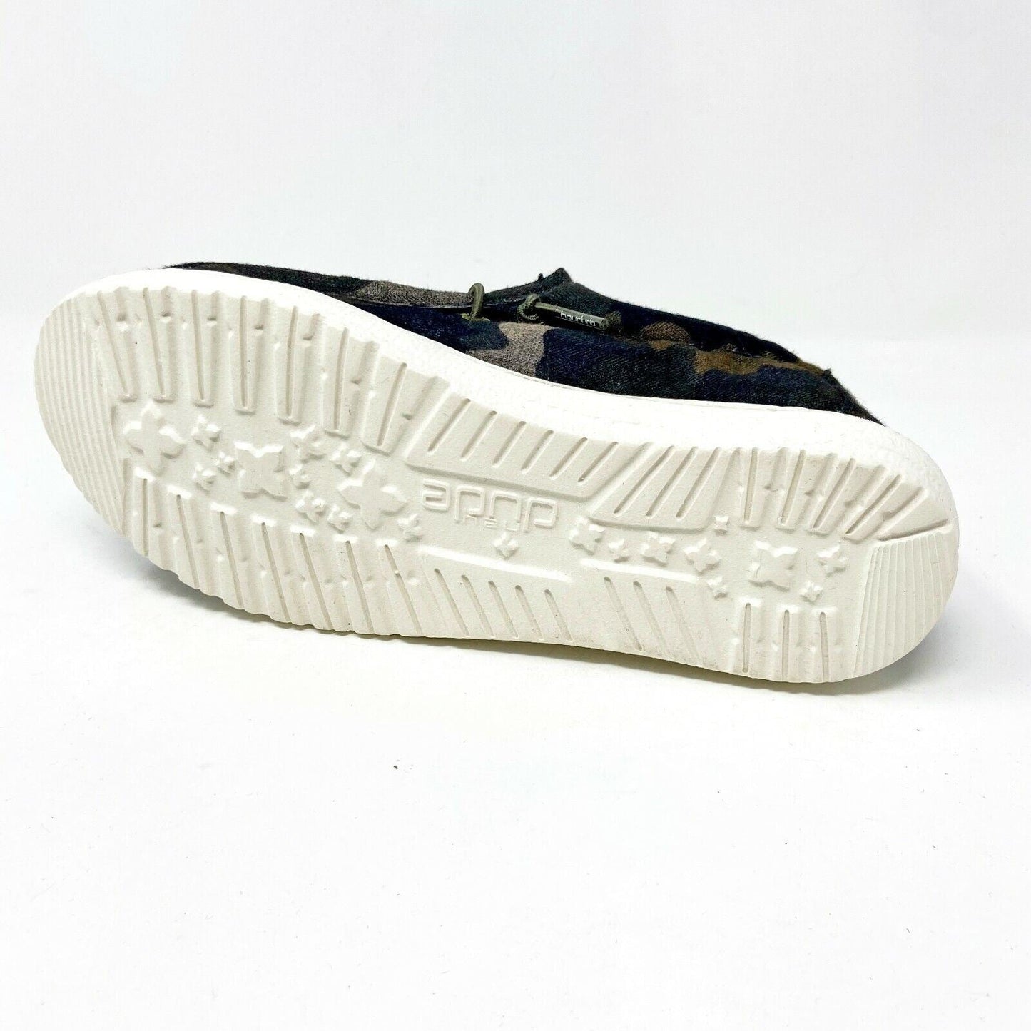 Hey Dude Wendy Camo Kids Slip On Comfort Shoes