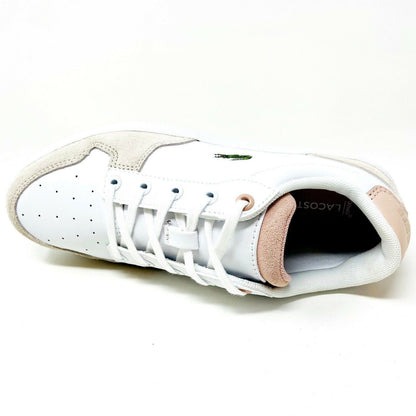 Lacoste Masters Cup 120 2 SUJ Leather White Natural Kids Casual Sneakers