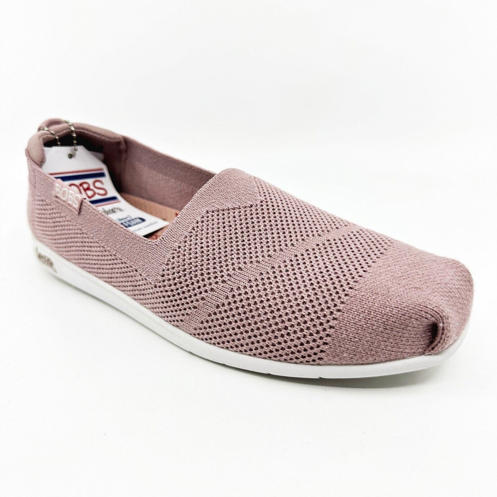 Skechers Arch Fit Plush Breeze Babe Mauve Womens Size 6 Slip On Shoes