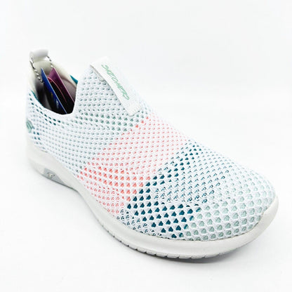 Skechers Ultra Flex Prime Wondrous Gain White Multi Womens Size 5.5