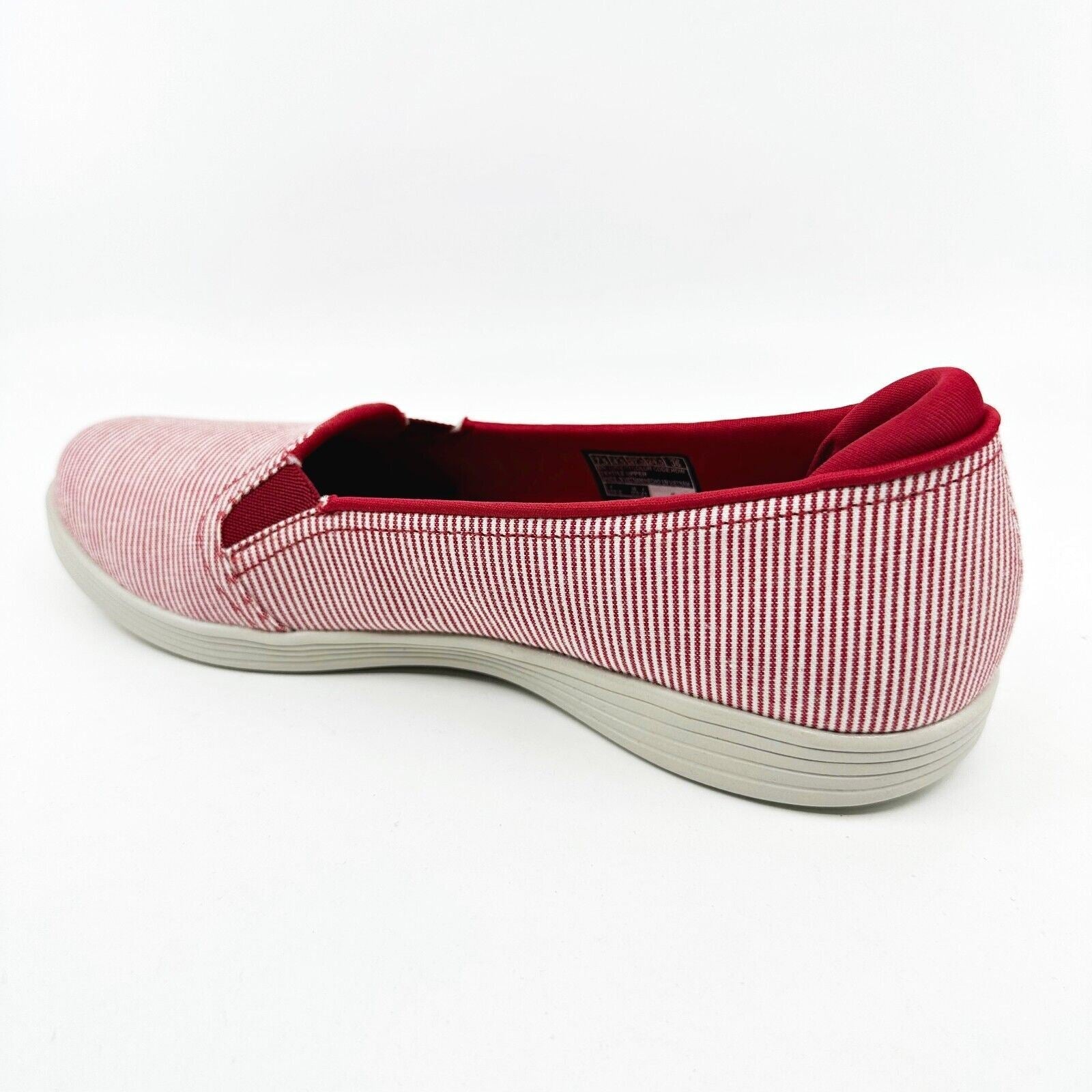 Skechers On The Go Dreamy Sea Breeze Red White Womens Casual Flat Shoes