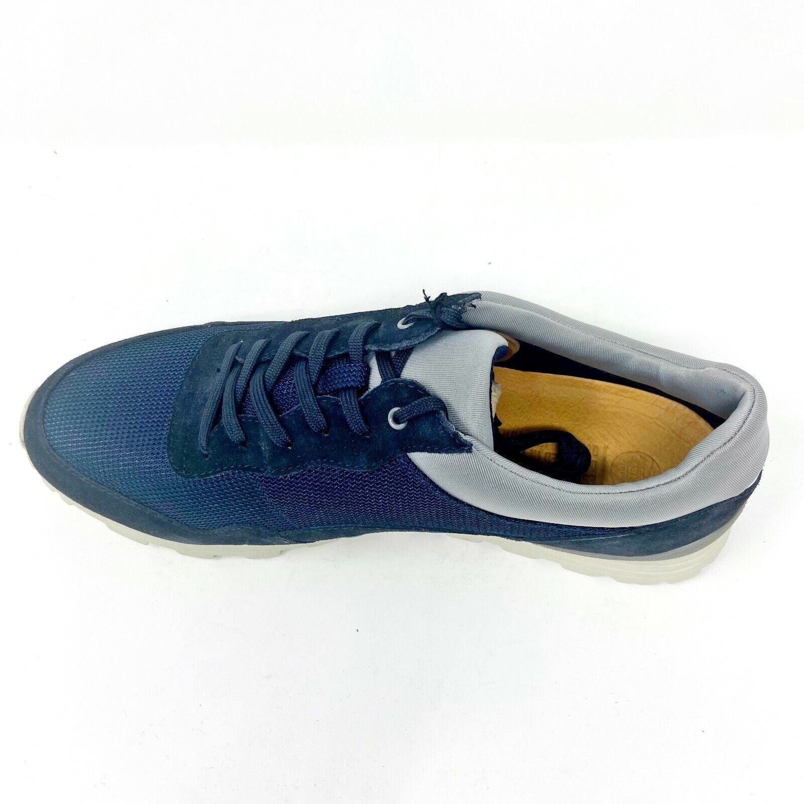 Clae Hoffman Deep Navy Cream Mens Size 11.5 Casual Premium Sneakers