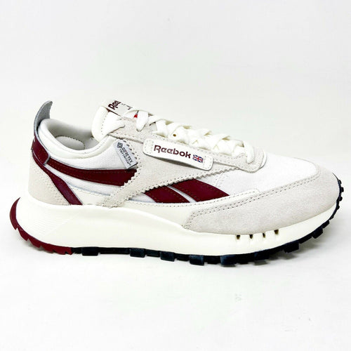 Reebok Classic Leather Legacy Gore-Tex Chalk Burgundy Mens Running Shoes H04996