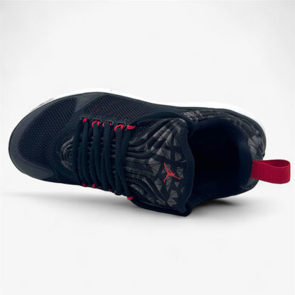Jordan Flight Flex Trainer Black Gym Red Antarctic Grey Mens Athletic Sneaker