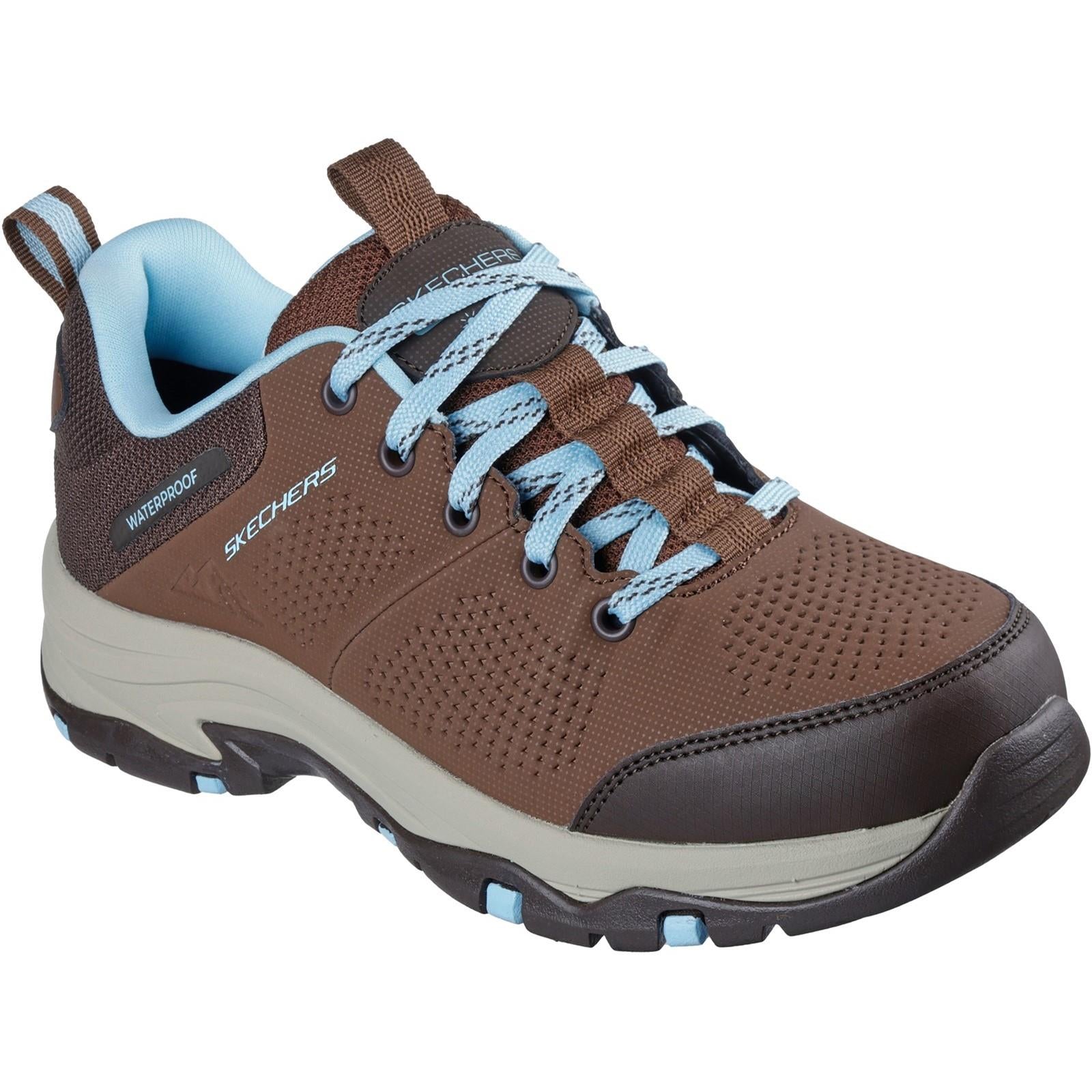 Women's Relaxed Fit Skechers 180119 Waterproof Trego Trail Destiny Trainers