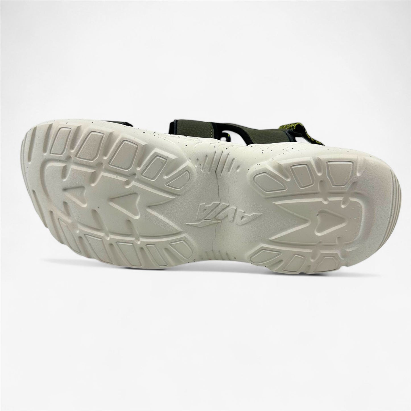 Avia Avi Atlantic Grape Leaf Jet Black Lemon Mens Sandal Slip-On