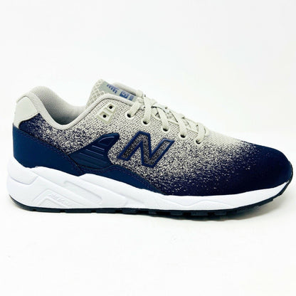 New Balance 580 Jacquard RevLite Gray Navy Mens Retro Classic Sneakers MRT580JV