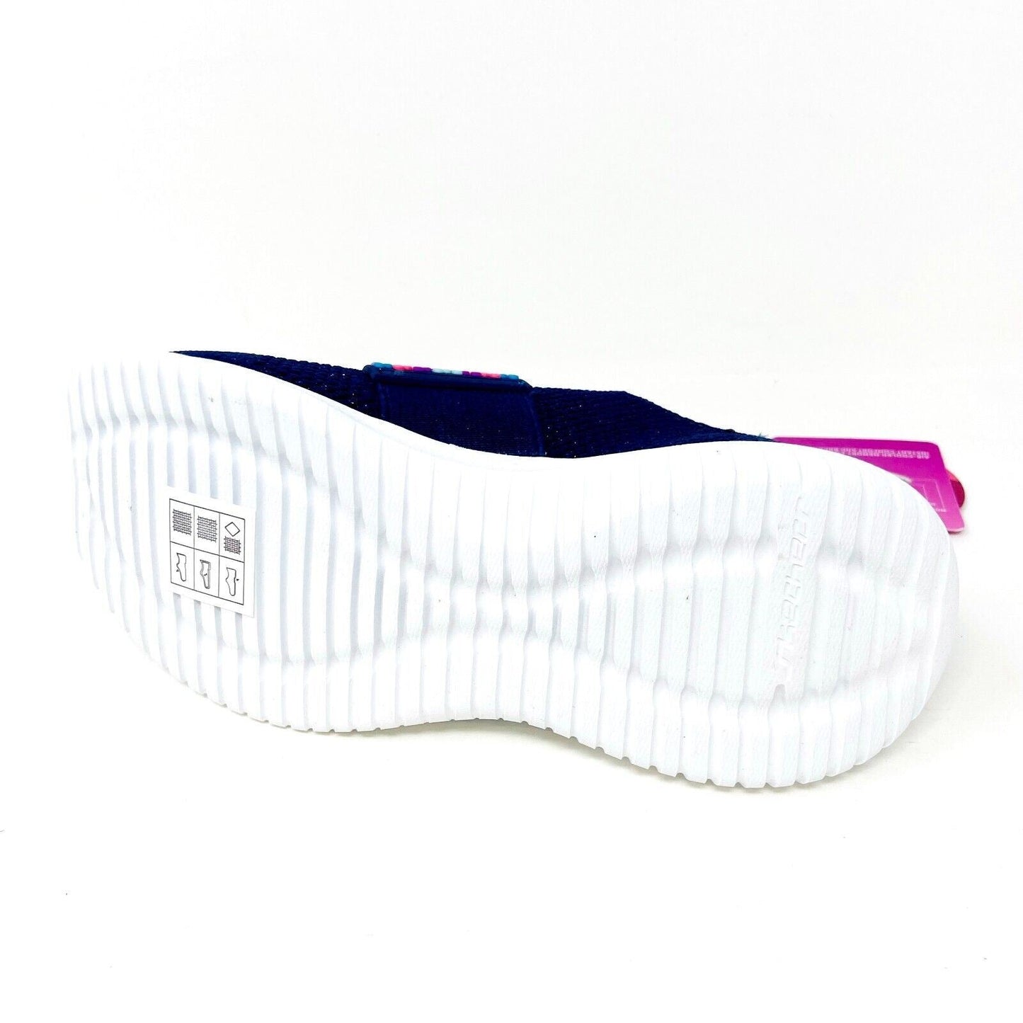 Skechers Girls Ultra Flex Friendship Fun Navy Kids Size 11.5 Sneakers