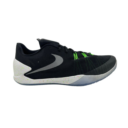 Nike Hyperchase Premium Black Metallic Silver White Mens Size 13 Sneaker