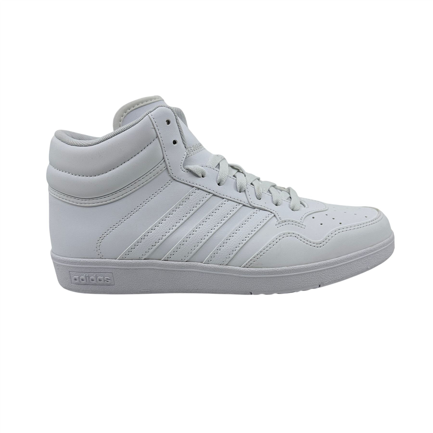 Adidas Hoops 4.0 Mid White Mens Athletic Sneaker
