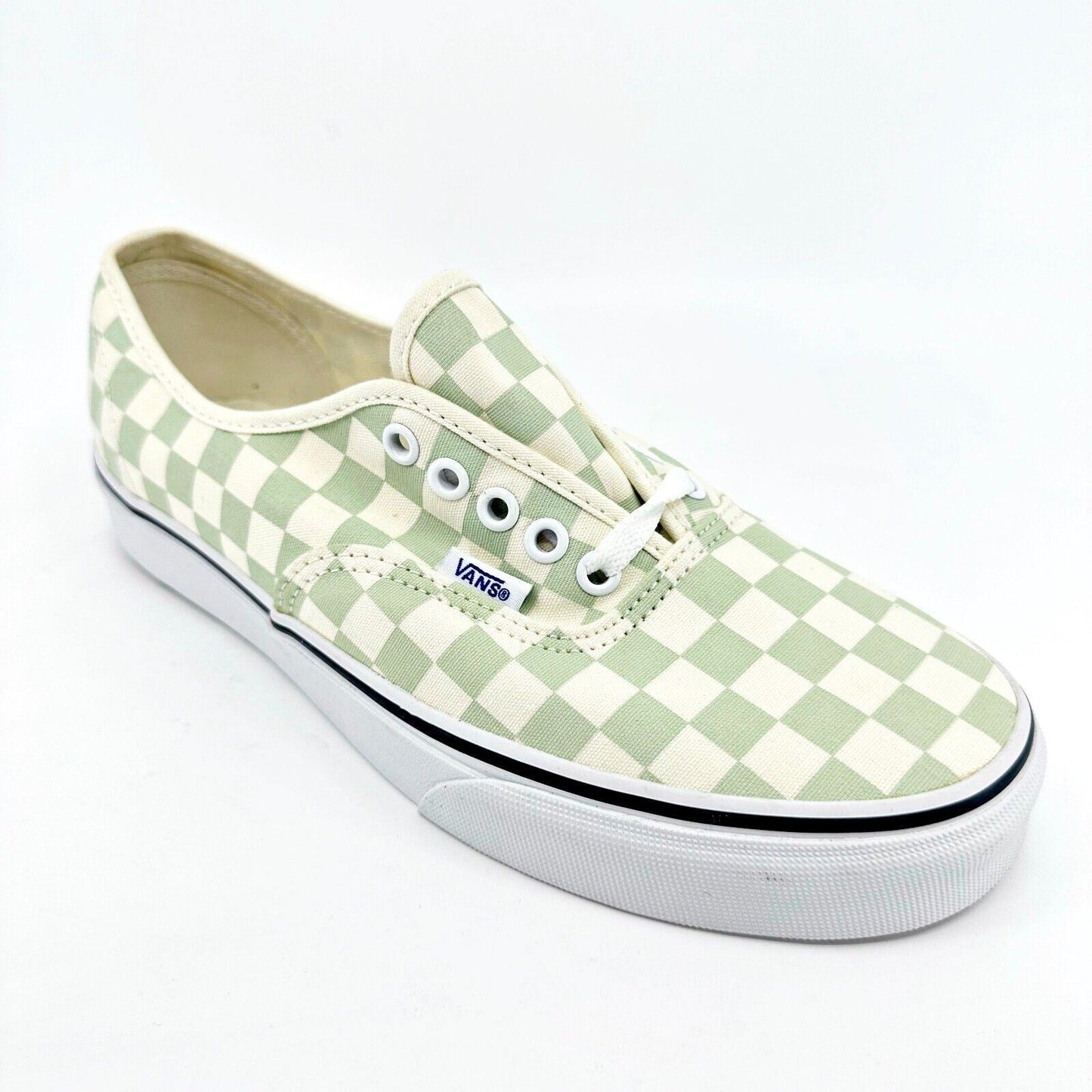 Vans Authentic (Checkerboard) Ambrosia Green White Womens Casual Shoes