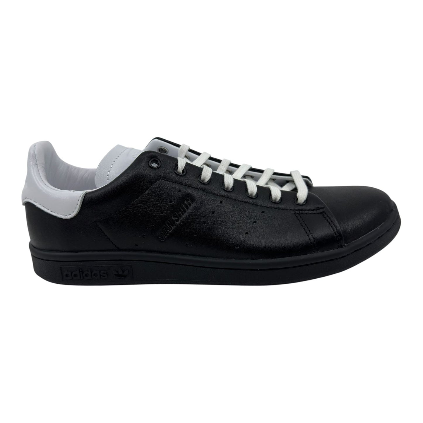Adidas Stan Smith Lux Core Black Cloud White Mens Athletic Sneaker