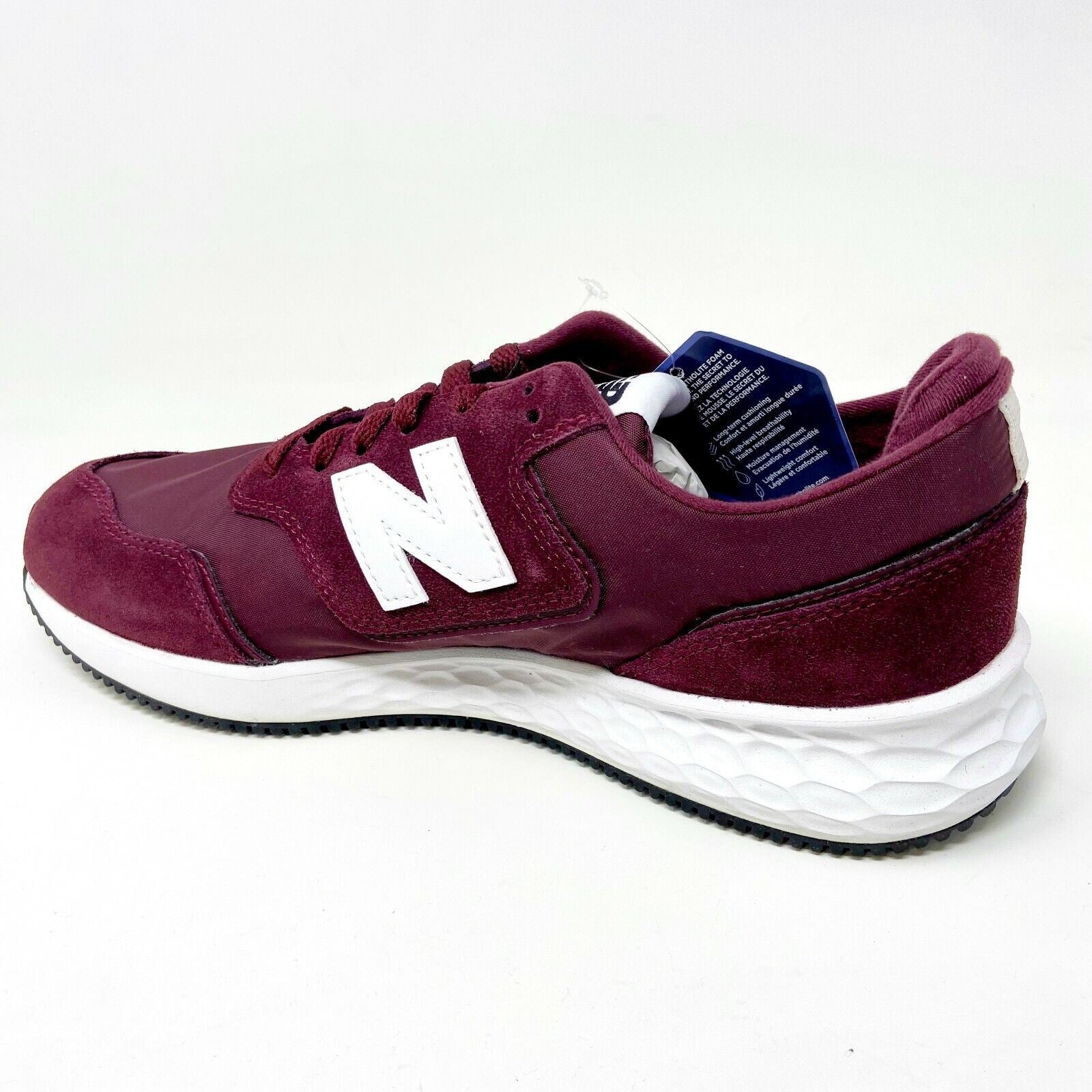 New Balance Fresh Foam X70 Burgundy White Black Mens Running Shoes MSX70CF