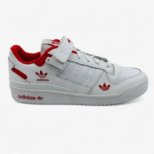 Adidas Forum Low Cloud White Red Mens Size 10 Athletic Sneaker