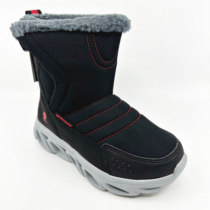 Skechers S Lights Hypno Flash 3.0 Fast Breeze Black Kids Boys Size 12.5 Boots