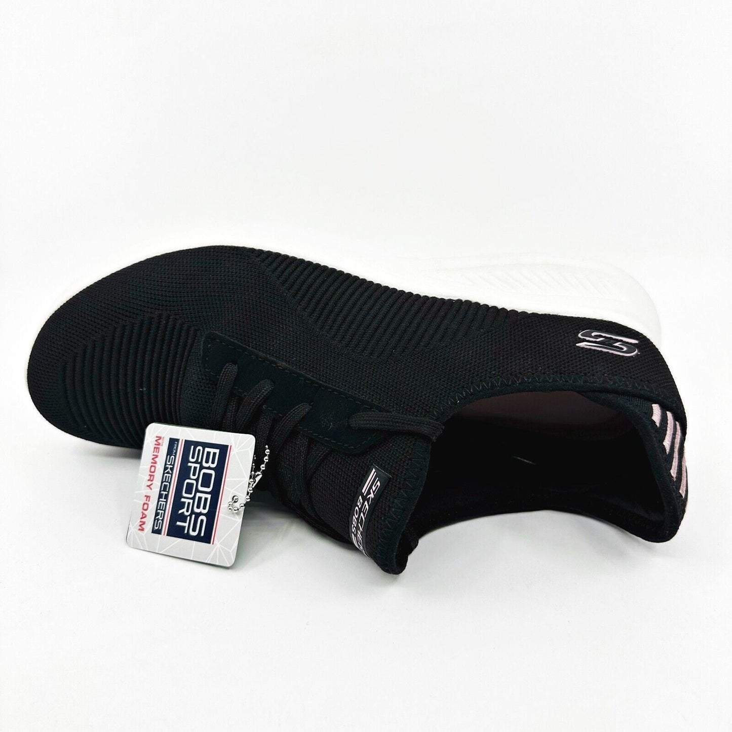 Skechers Bobs Buno Call Me Black Womens Size 11 Slip On Sneakers