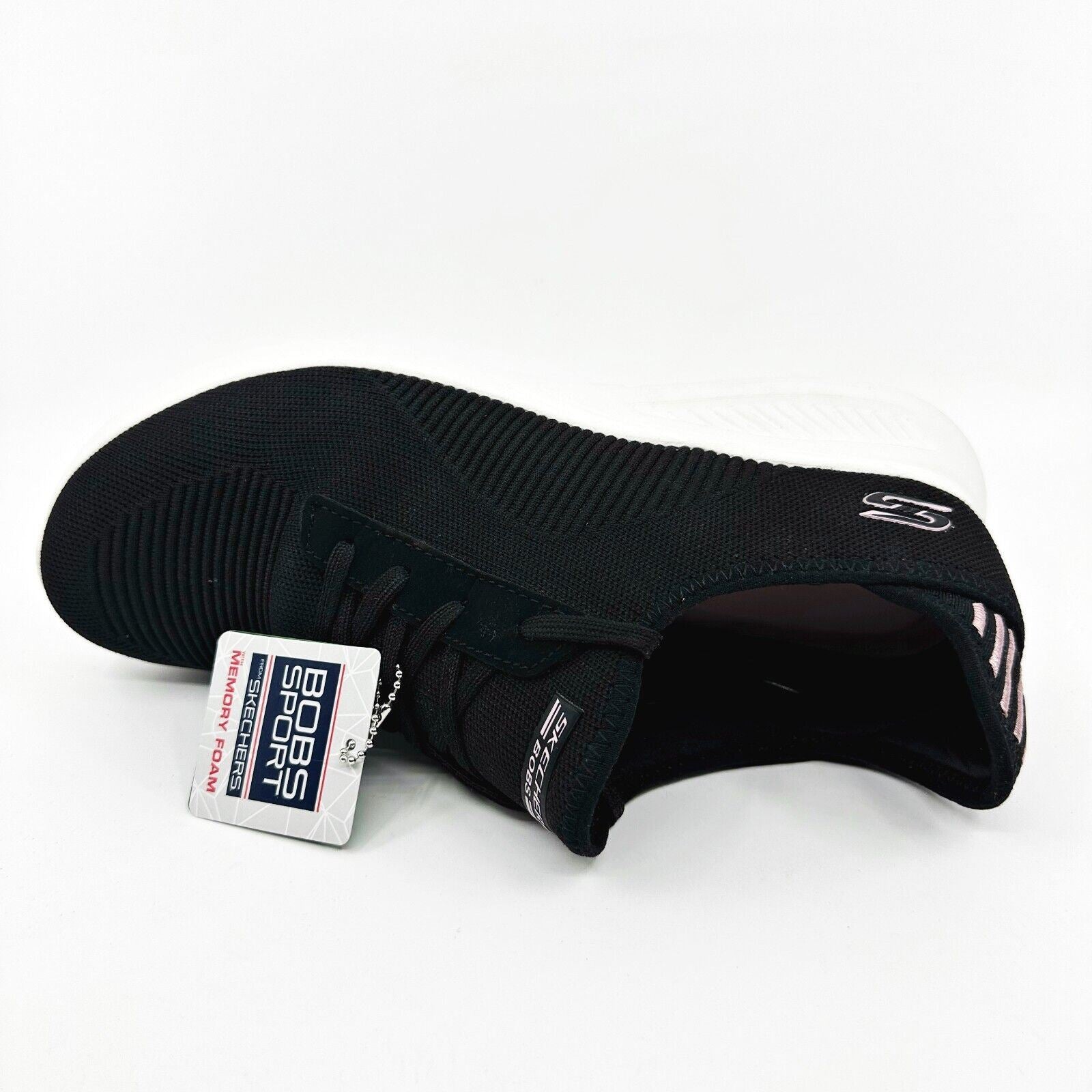 Skechers Bobs Buno Call Me Black Womens Size 11 Slip On Sneakers