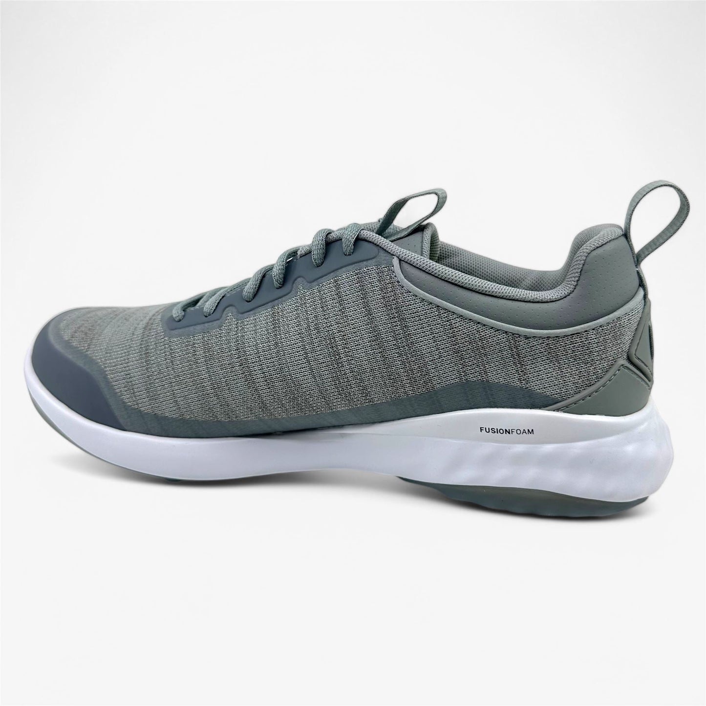 PUMA Fusion Pro Cool Mid Gray Silver Mens Spikeless Golf Shoes