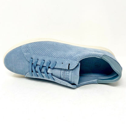 Clae Bradley Perf Steel Suede Cream  Mens Premium Casual Sneakers