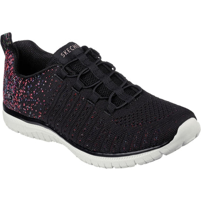 Women's Wide Fit Skechers 104411 Virtue Slip On Shoes