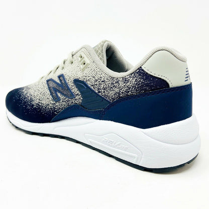 New Balance 580 Jacquard RevLite Gray Navy Mens Retro Classic Sneakers MRT580JV
