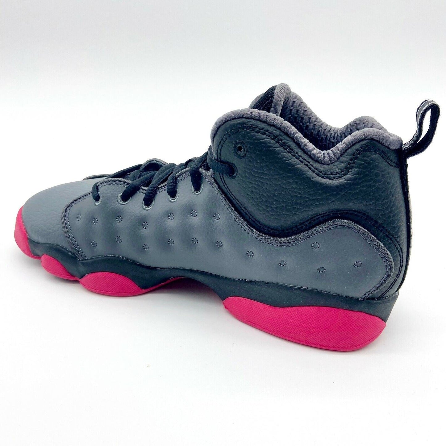 Jordan Jumpman Team II GS Dark Grey Vivid Pink Black Kids Sneakers 820276 009