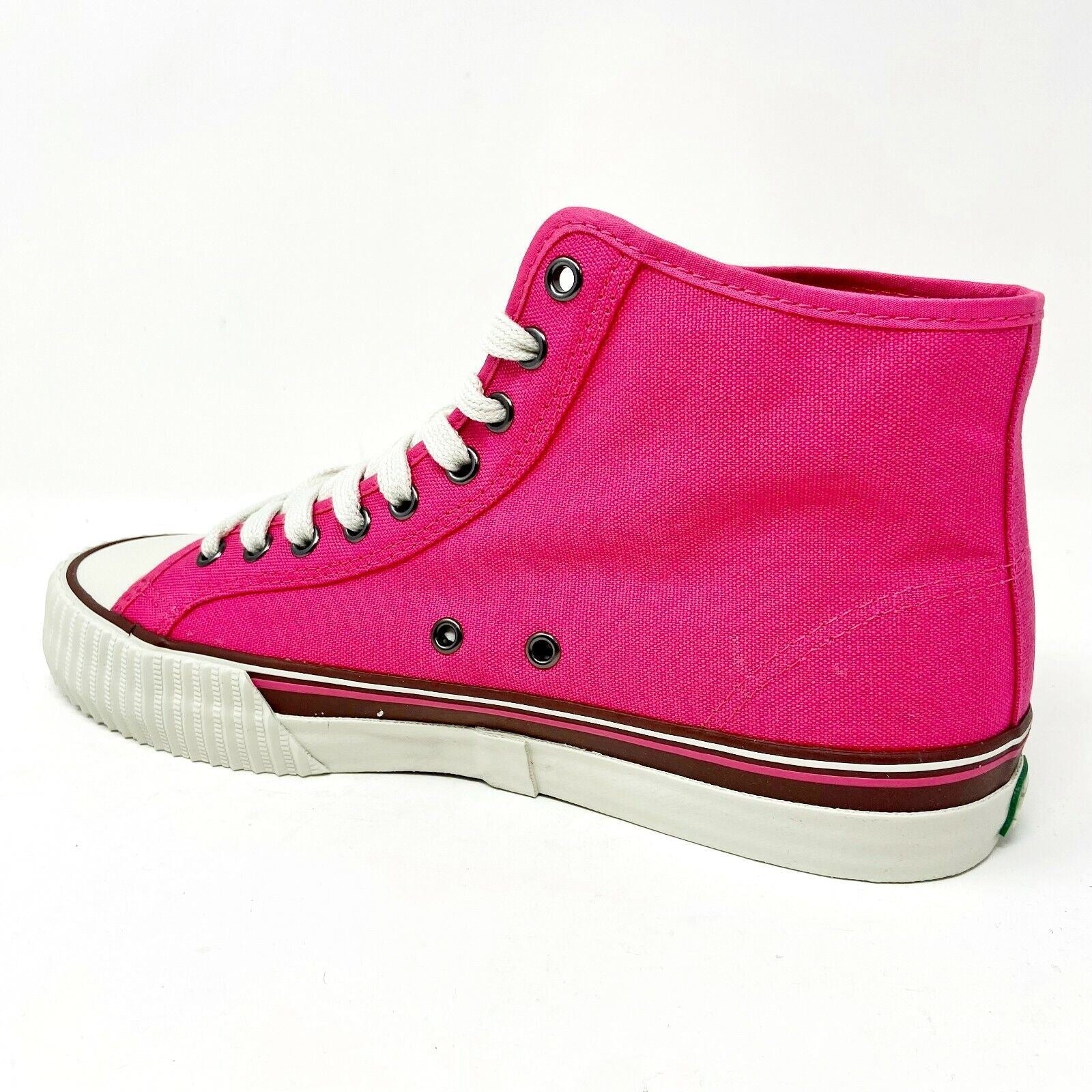 PF Flyer Center Hi Raspberry Pink White Mens Retro Shoe Sneakers PM11OH2I