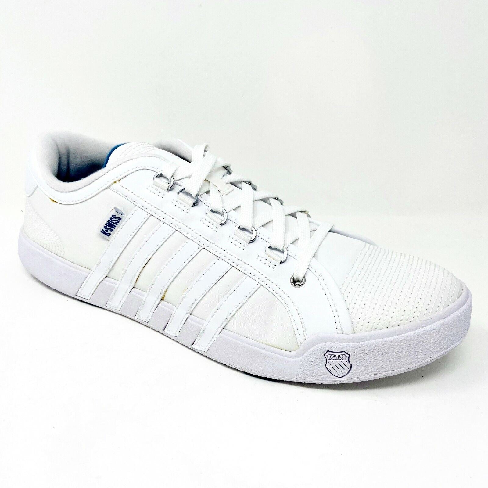 K Swiss Newport T White Deep Water Mens Size 13 Sneakers 02161118
