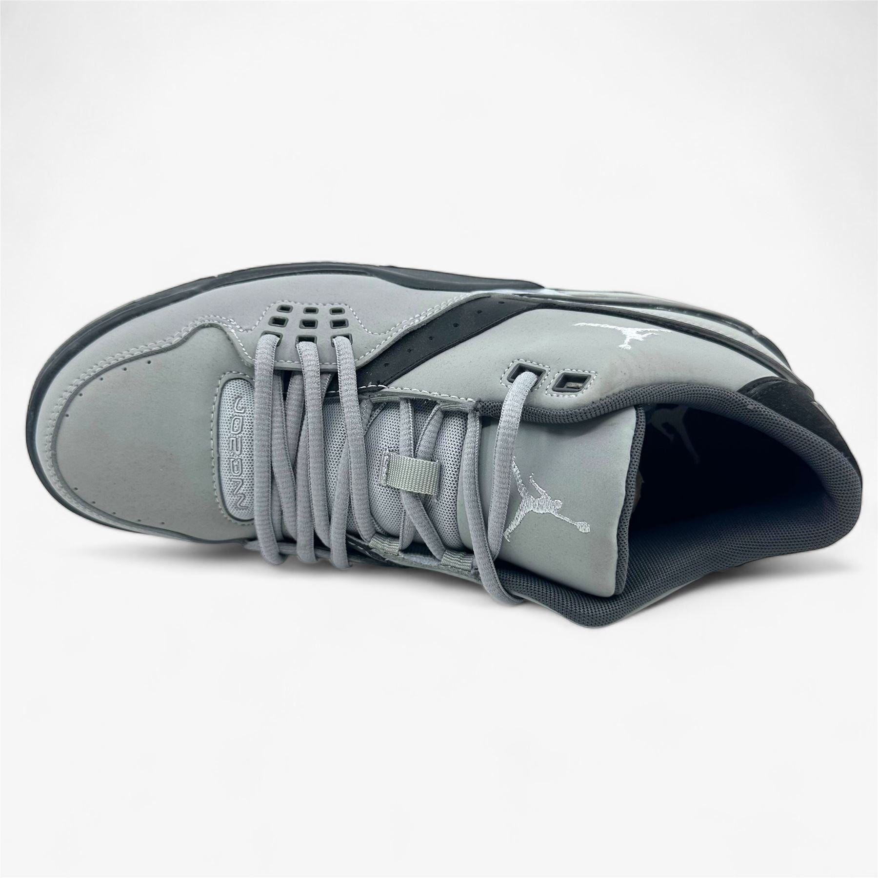 Jordan Flight 23 Wolf Grey Pure Platinum Black Mens Athletic Sneaker