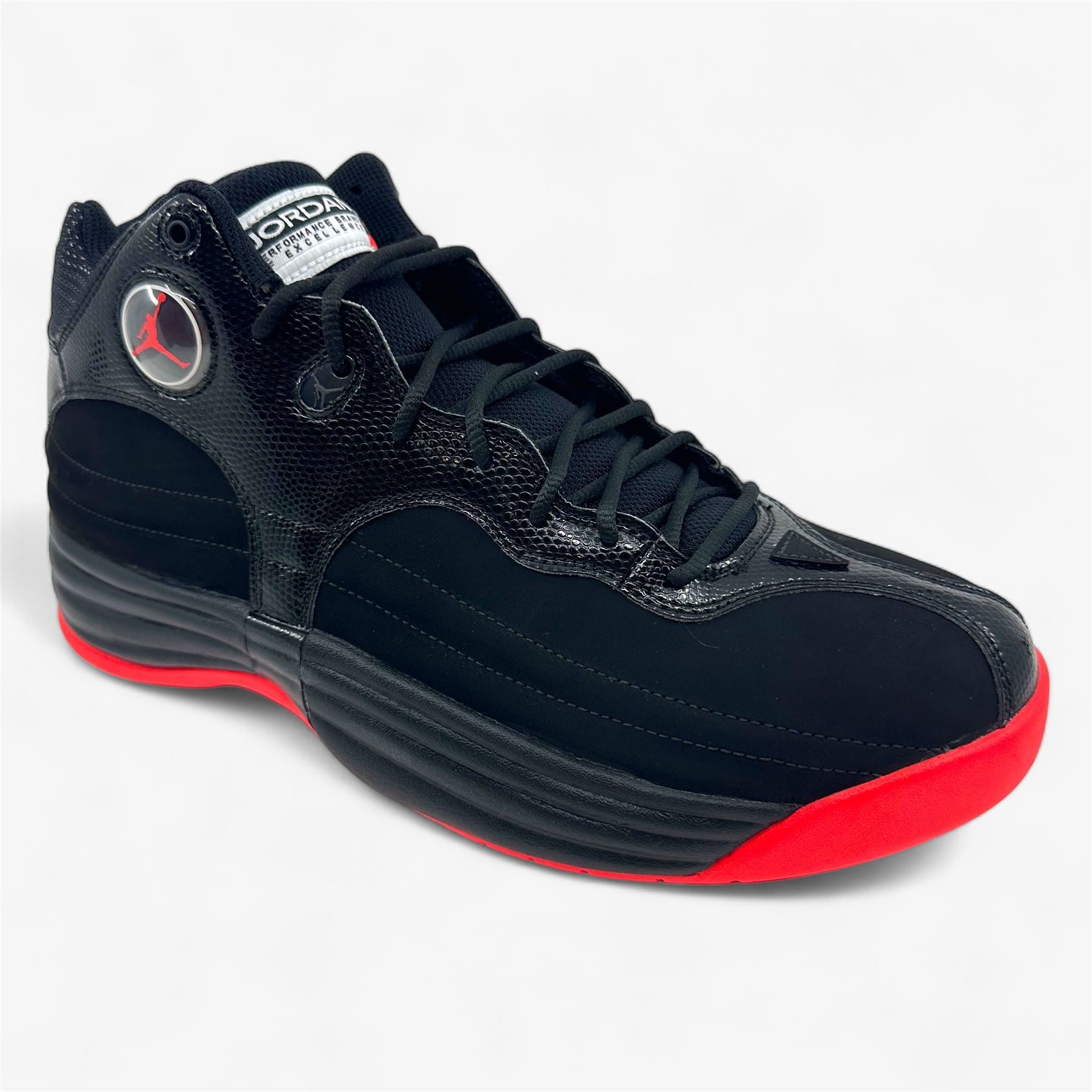 Jordan Jumpman Team 1 Black Infrared 23 White Mens Athletic Sneaker