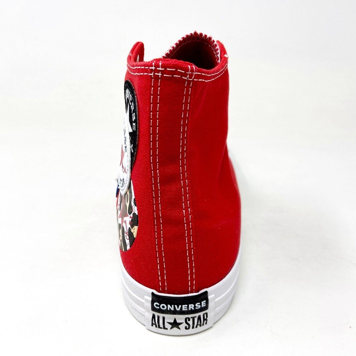 Converse CTAS Hi Logo Play University Red Black Mens Casual Shoes 166736C