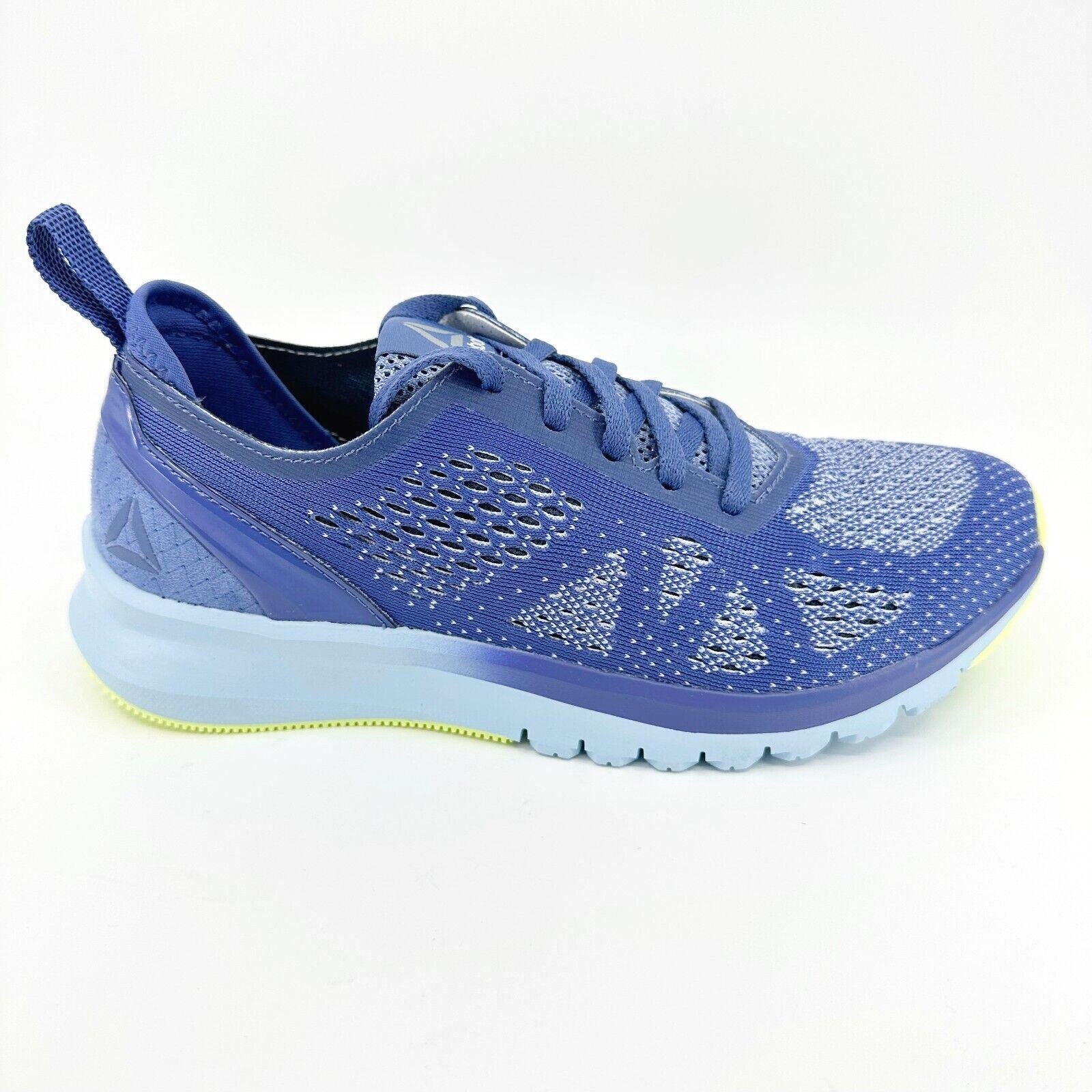 Reebok Print Smooth Clip Ultraknit Shadow Blue Womens Running Shoes BS5135
